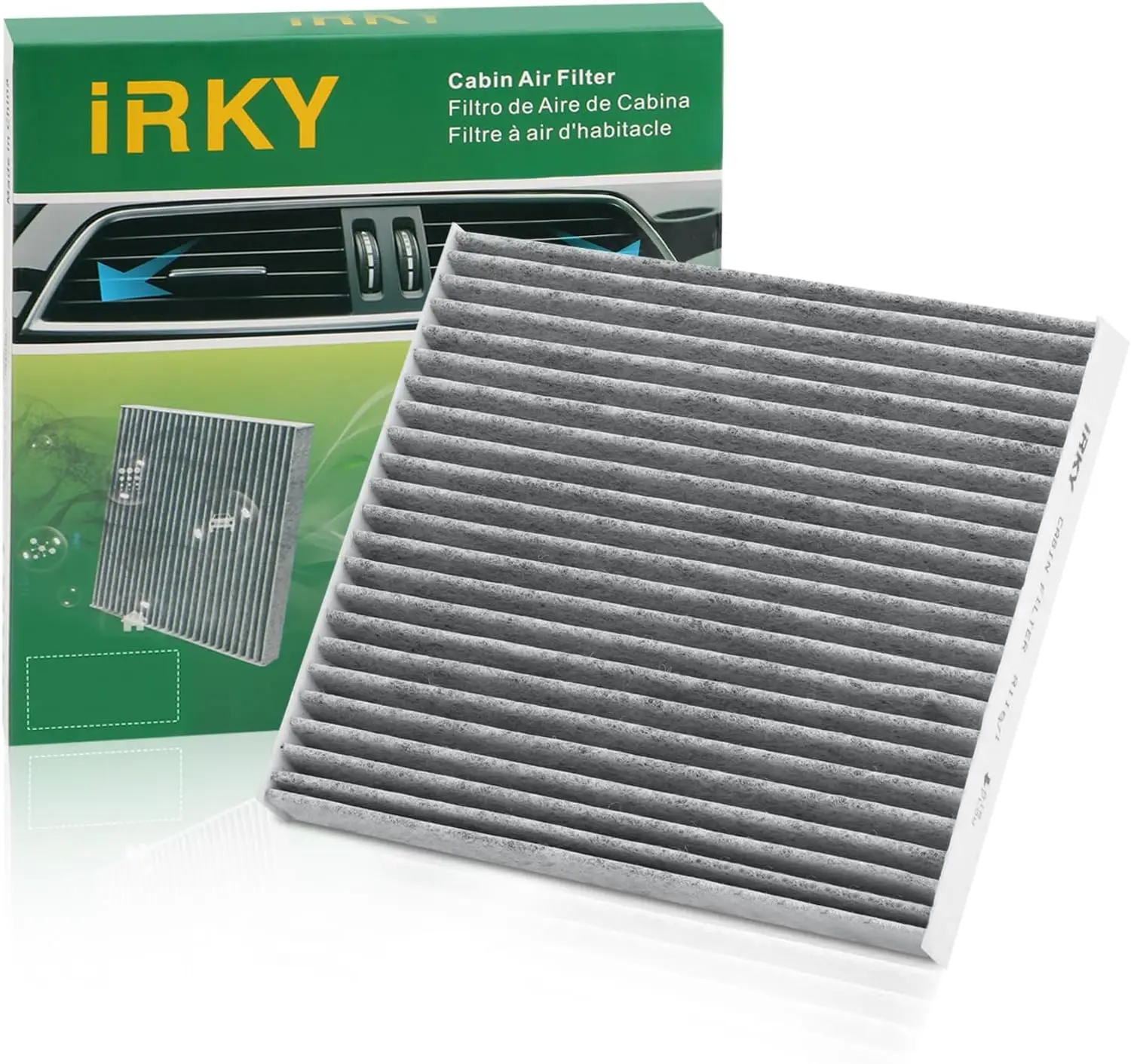 

CF11671 Замена воздушного фильтра салона с активированным углем CP671, совместимая с RAM 1500 2016-2025, RAM 2500/3500/5500 2016-2024