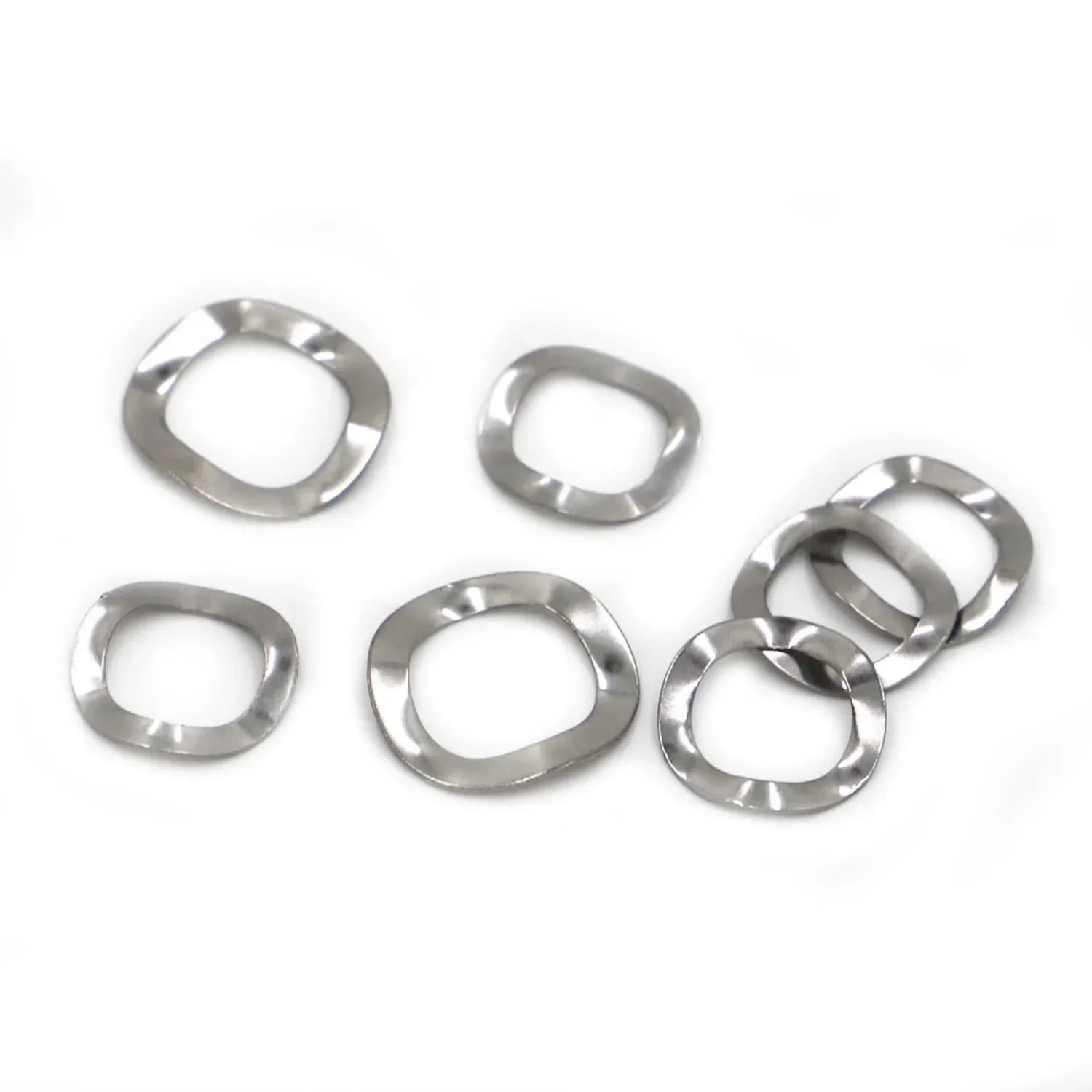 304 Stainless Steel Three Wave Washers Spring Washer M3 M4 M5 M6 M8 M10 M12 M14 M16 M19 M23 M25 M27 M31 M39 M41 M51