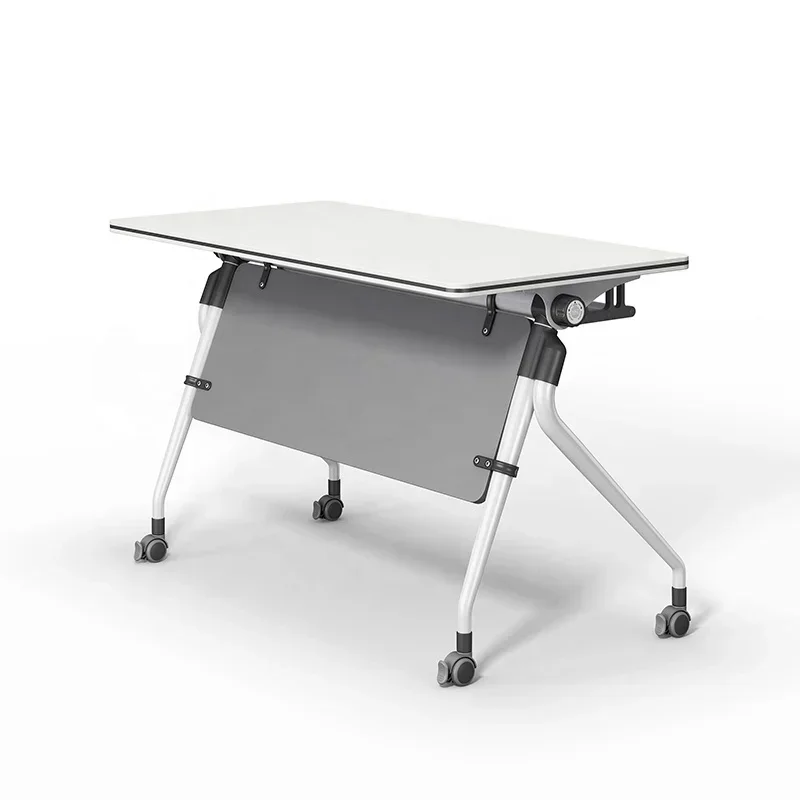 غرفة تدريب الاجتماعات الدوارة بطول 6 أقدام، مجموعة متعددة الوظائف، خياطة متحركة، طاولة قابلة للطي وقابلة للتعديل