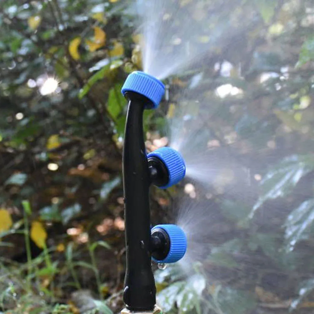 Agricultural Atomizing Sprayer Mist Nozzle Single/Double/Three Nozzle Head Garden Lawn Irrigation Pesticide Spraying Sprinkler