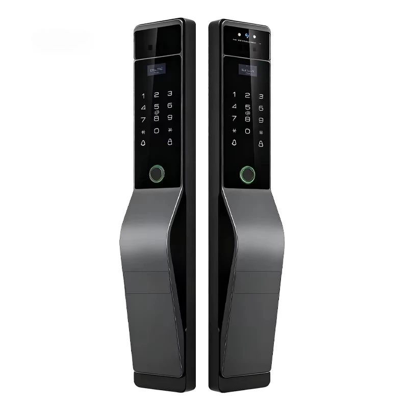 

Fully Automatic Double-sided Verification Double-sided Waterproof Cell Phone Remote Video Monitoring Call Smart Locks