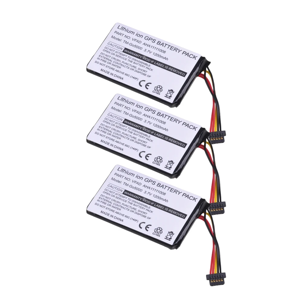 1200mAh GPS バッテリー AHA 11111008   VFAD バッテリー TomTom 4FL50 4FL60 Go 5000 GO 5100 Go 6000 GO 6100 PRO TRUCK 525 GPS DVR 用