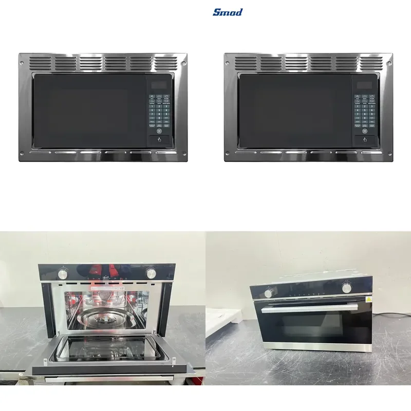 for Smad 25L 120V 60Hz Stainless Steel Built In Drawer Microwave Oven with Touch Control and Child Lock for Household Use
