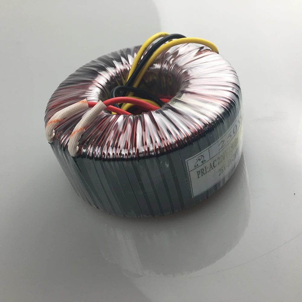 250W toroidal transformer 220V to dual 12V15V18V24V28V30V power amplifier transformer audio power supply can be customized