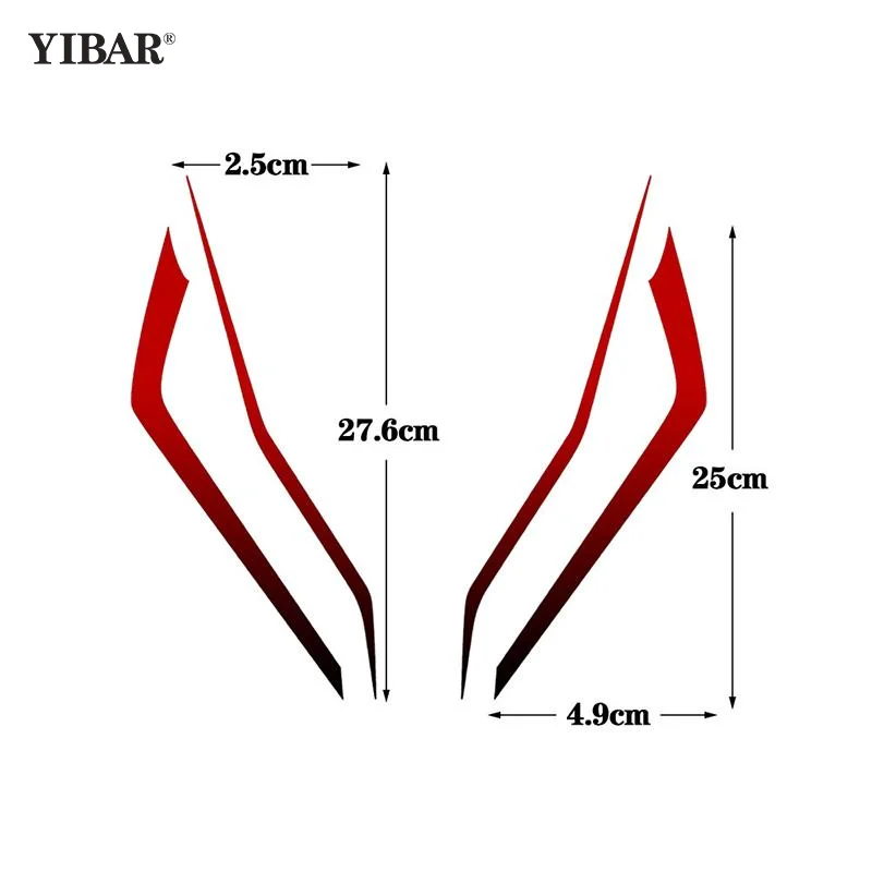 

【YIBAR】для 600 350 250, наклейки на переднюю часть, водонепроницаемые солнцезащитные светоотражающие наклейки для модификации мотоцикла, аксессуары