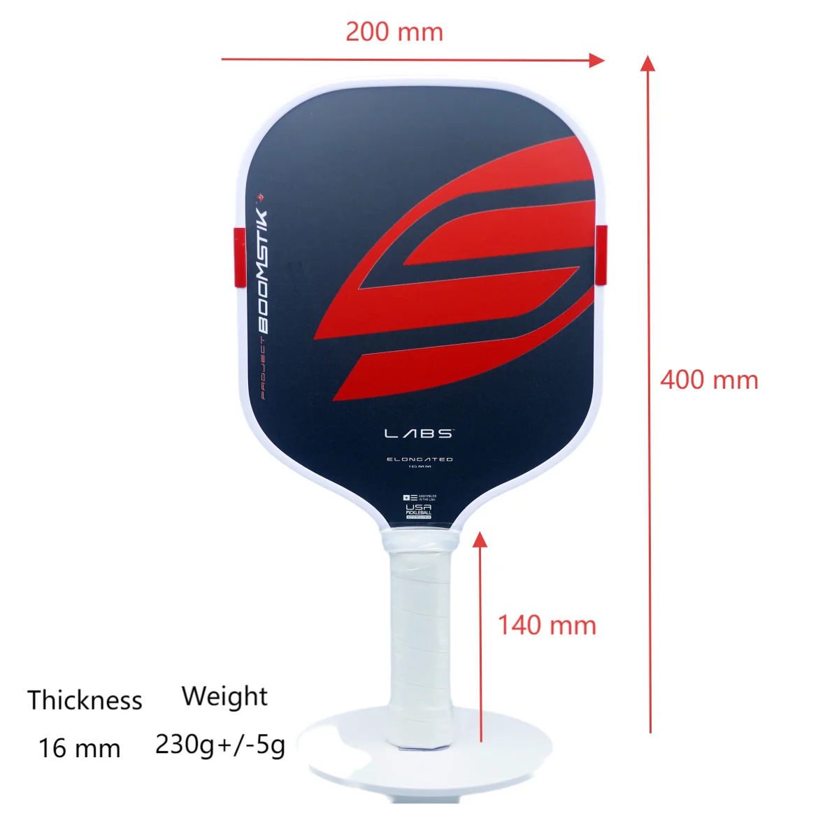 SONGYI T700 Carbon Fiber Pickleball Paddle Boomstik Clone Sweet Dessert Balanced MOI Training System with Metal Counterweight - Image 6