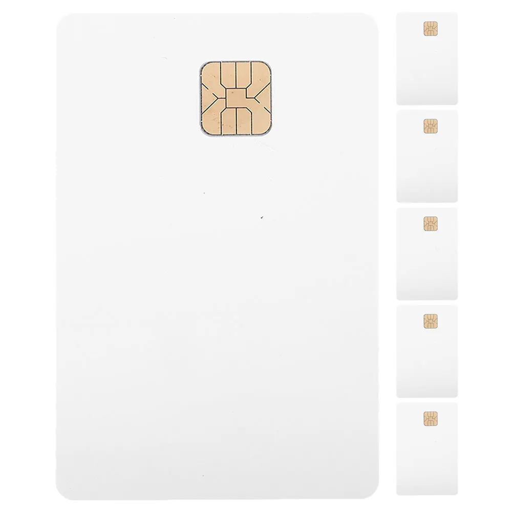 

6 Pcs Double Identity Card Miss Name Copper Smart Blank Business Cards for Printing