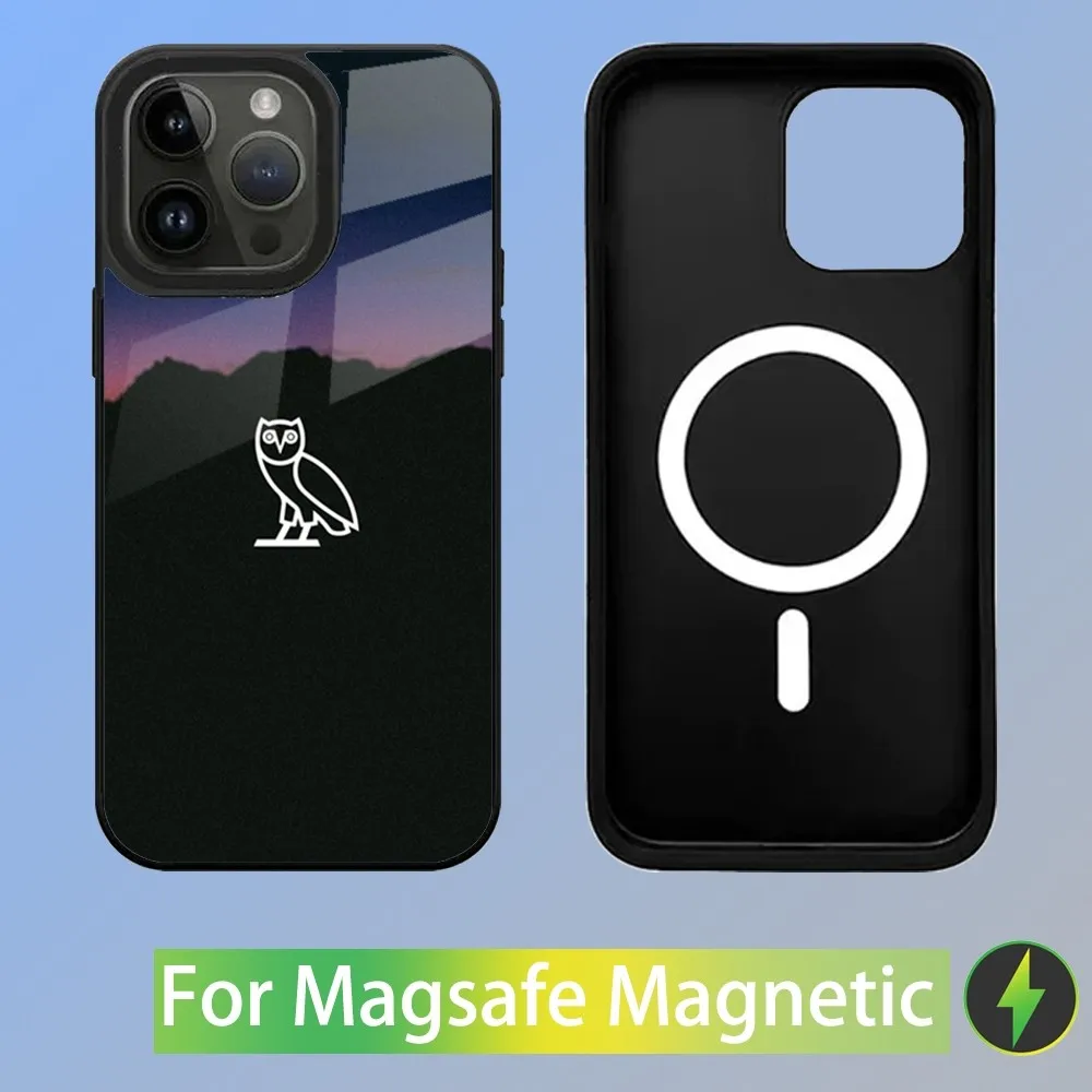 Drake O-OvO OWL Phone Case For iPhone 16,15,14,13,12,11,Plus,Pro,Max Mini Magsafe Magnetic Wireless Charging