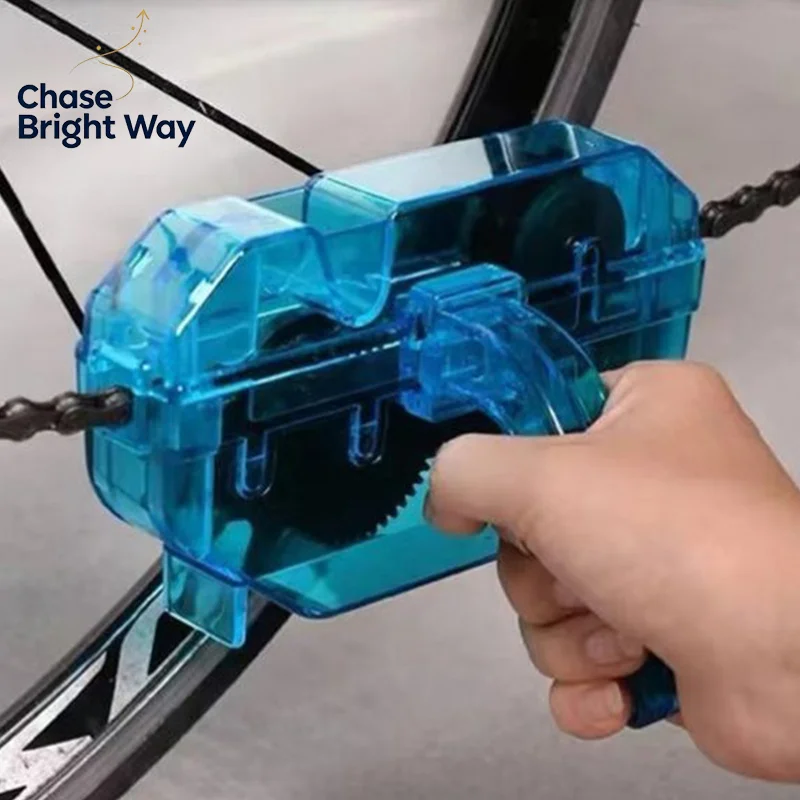 Limpiador portátil de cadenas de bicicleta, cepillos para bicicleta, herramienta de limpieza, kit de limpieza para ciclismo de montaña, accesorio para exteriores, limpieza de cadenas.
