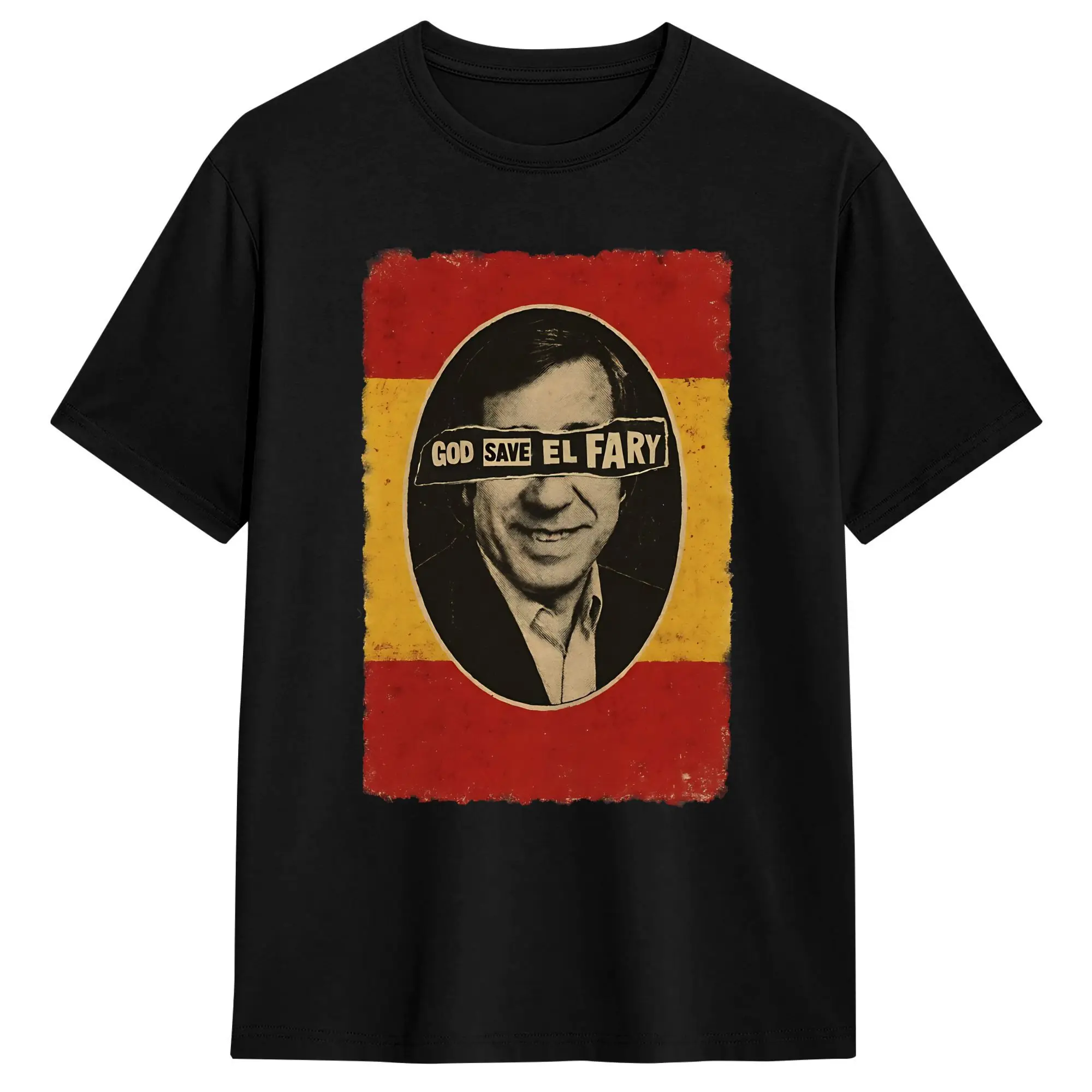 God Save El Fary Spanish Retro Punk Design Cotton T Shirt For Men's Beach  Vintage T-Shirts Hipster Tees Oversize Wholesale Tops