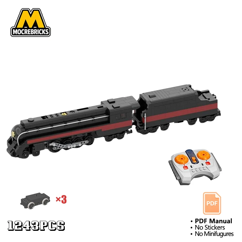 

City Railway Western Class J611 Steam Locomotive Building Blocks Queen of Steam Train Assembly Model Bricks Toys Xmas Gifts