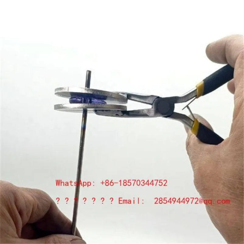 Glass Burning Tool Flat Bead Pliers Manual Round Bead Clamping Tool