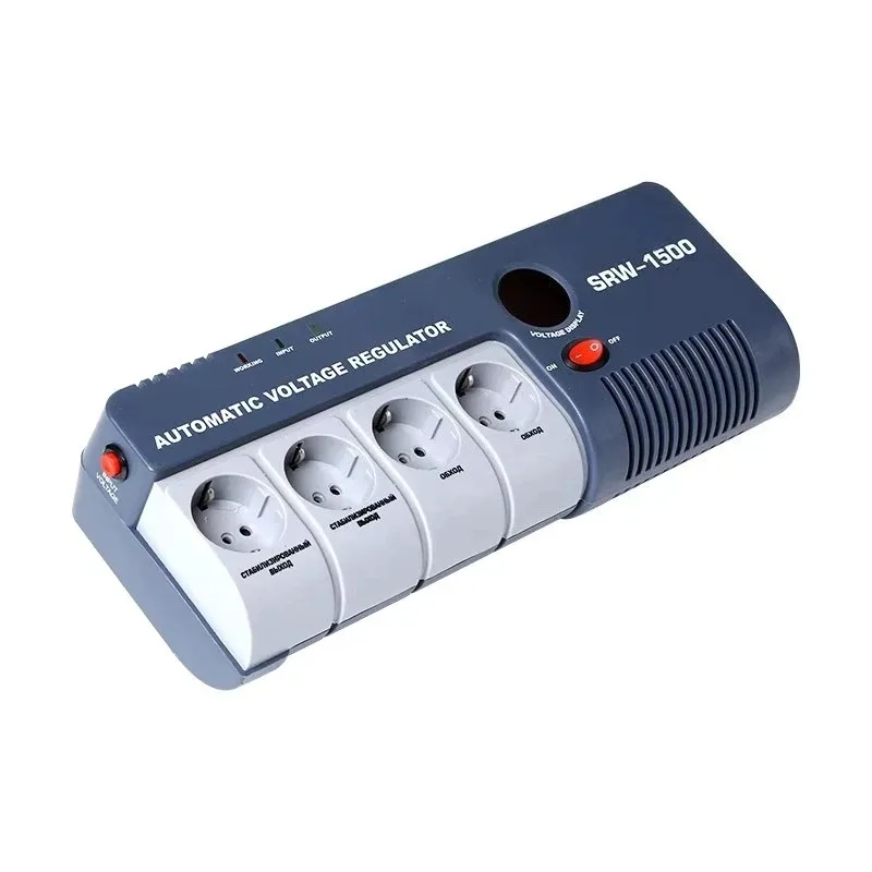 Household 1500VA Socket 110V 220V Toroidal Coil AC Automatic Voltage Regulator Stabilizer