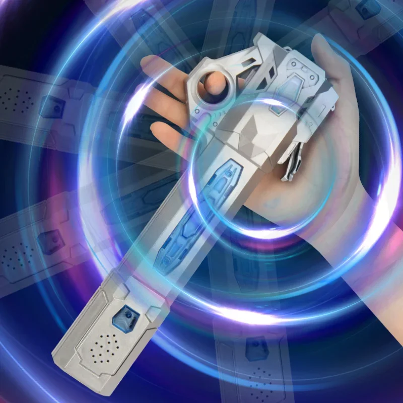 USB 충전식 접이식 광선검, 손가락 회전 레이저 검, 플래시 발광 소리, 코스프레 FX 듀얼 배틀 장난감 (어린이/성인용)