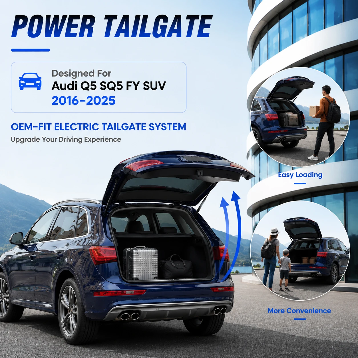For Audi Q5 SQ5 FY SUV 2016-2025 Car Liftback Automatic Lifting Electric Tailgate Power Tailgate Rear Door Refitted