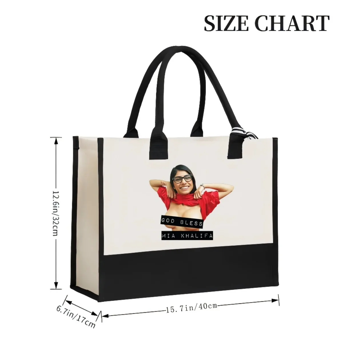 يبارك KHALIFA 2026 وصول جديد الموضة العملي واسعة قابلة لإعادة الاستخدام حمل حقيبة نمط طباعة 2 لهجة الثقيلة كبيرة ينبغي