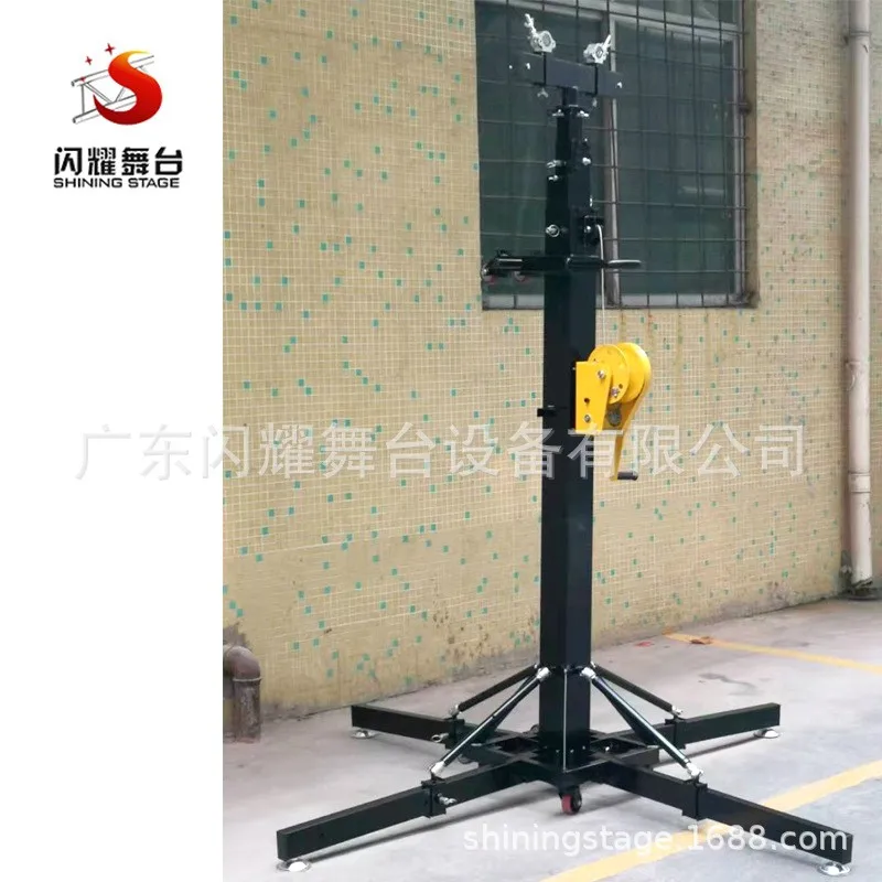 6M Or 7M  Heavy Duty Crank Stand  Lifting Tower ,500 KG Loading/Set  ,Adjustable Height ,  For  LED Speakers  Hanging