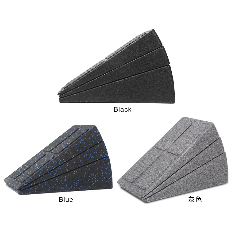 Buzağı germe eğimli kurulu EPP Squat kama blok çok fonksiyonlu ayak sedye eğimli kurulu ayak bileği egzersiz için taşınabilir