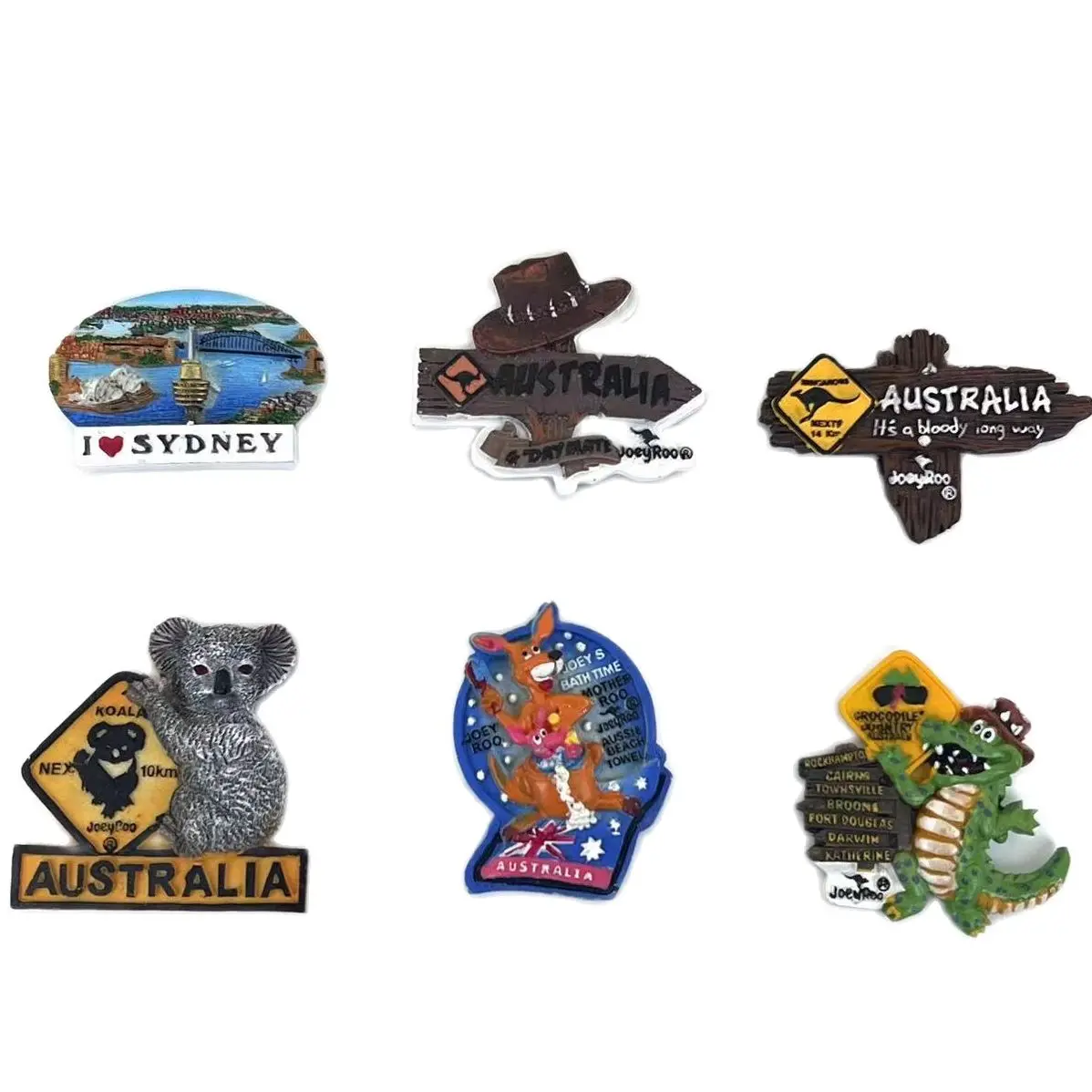 Australia Fridge Magnet Souvenir Kangaroo Travel Memorial Magnetic Refrigerator Stickers Gift Home Decoration Accessories