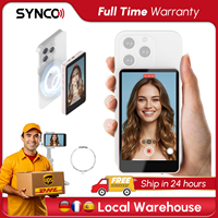 SYNCO XView Mobile Phone Selfie Monitor Magnetic Smartphone Vlog Screen for iPhone & Android Rear Camera Wireless 50m 3H Battery