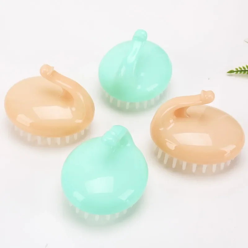 

Силиконовая щетка для шампуня для купания младенцев, мягкая силиконовая щетка для душа для мальчиков и детей, массажные щетки для мытья волос, расческа для протирания