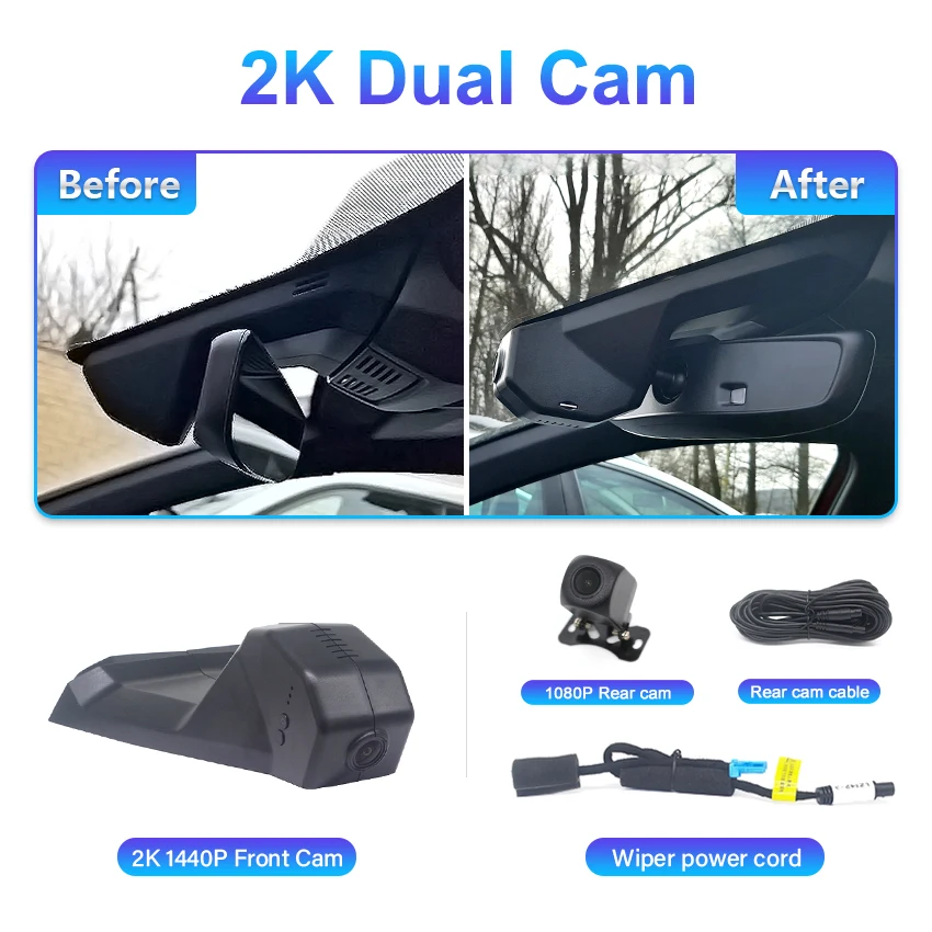Dashcam Voor Peugeot 5008 3008 4008,Dvr Voor Citroen C5 Aircross, Camerarecorder Voor Ds7, Plug En Play Dashcam 4K Voor Auto