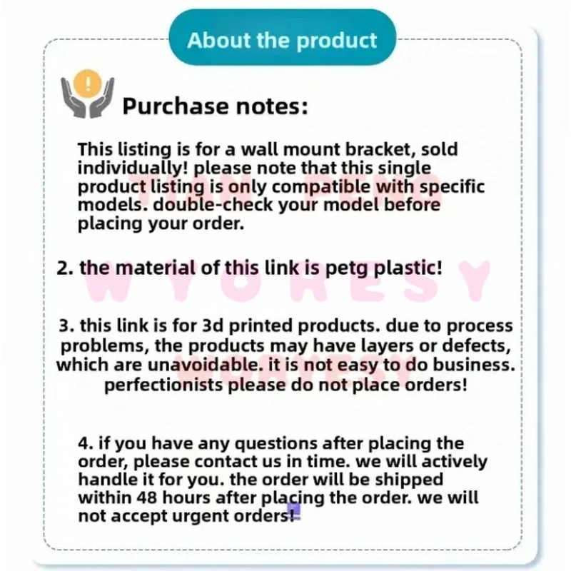 WYORESY high quality bracket for UniFi U7 Pro AP sturdy anti drop clip mount no drilling stable protective holder