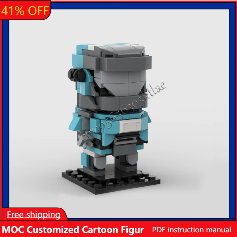 

192Pcs MOC Movie Characters Collect Series Noble 2 Brickheadzes Model DIY Creative Puzzle Birthday Cartoon Anim Figure Toy Gifts