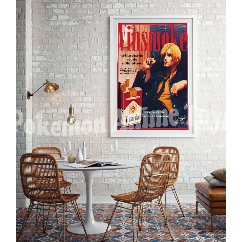 Oden Kozuk Bepo Drinks Retro Manga Wall Art Posters and Prints, Blue Restaurant Canvas Painting, Kitchen Pictures, Bar Decor