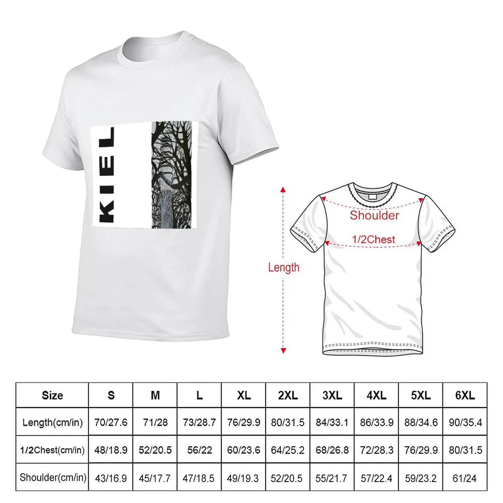 Kiel lighthouse Bülk T-Shirt Blouse baggy shirts men clothes