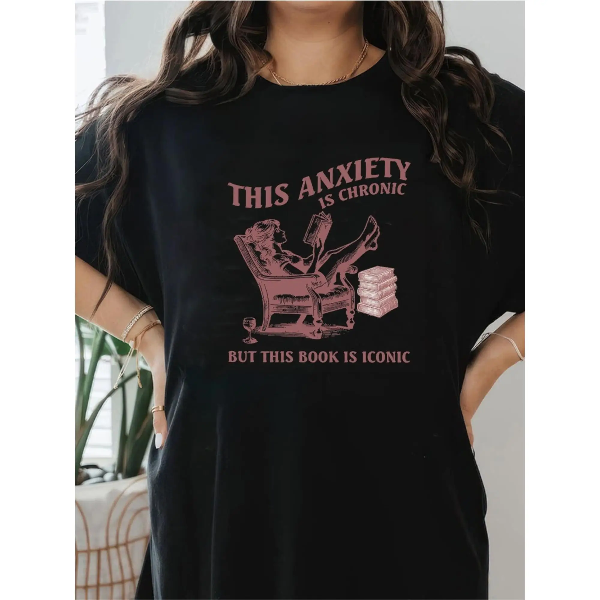 

Funny Bookish Shirt, Anxiety Humor, Book Lover TShirt, Gift for Reader, Booktok Stuff, Bookworm, Smut Shirt, Book Lover Tee
