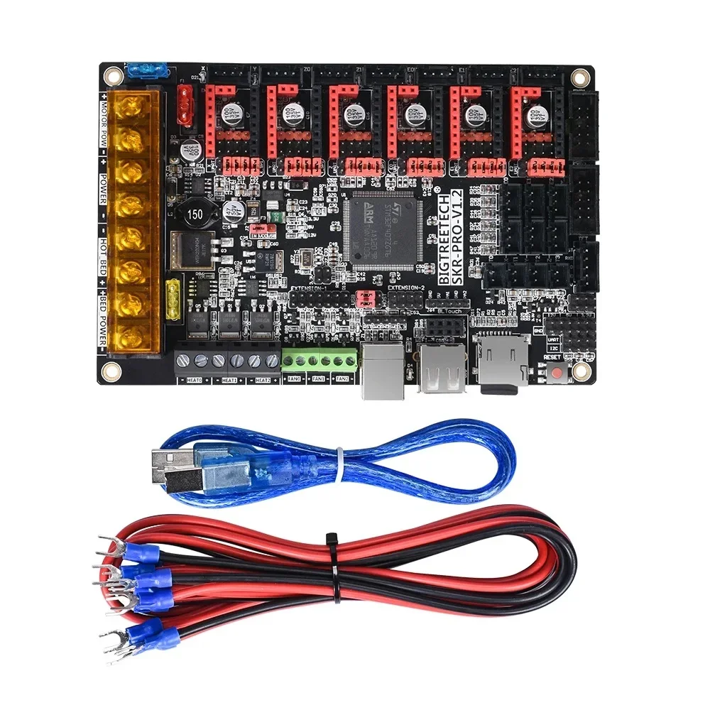 Imagem -02 - Bigtreetech-skr Pro Placa de Controle V1.2 32bit Wifi Tmc2209 Tmc2208 Peças de Impressora 3d para Ender v2 Skr V1.4 Turbo Mks Gen l