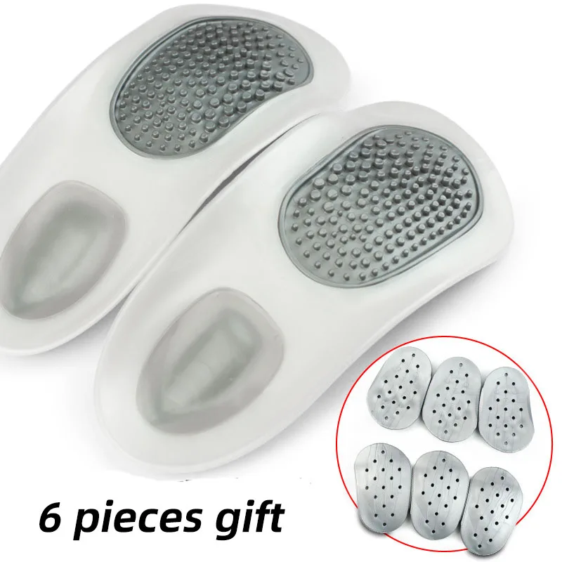 3/4-Length Arch Support Insoles for Flat Feet