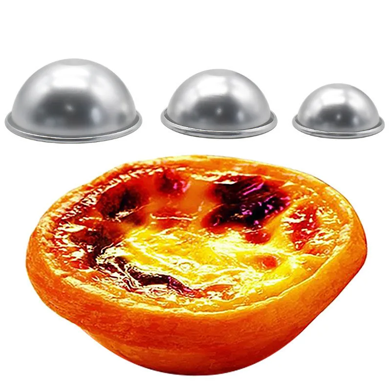 

Round Half Ball Sphere Shaped Aluminum Cake Pan, Fondant Decorating Pastry Tools, Cake Mold, Tins Baking Moulds