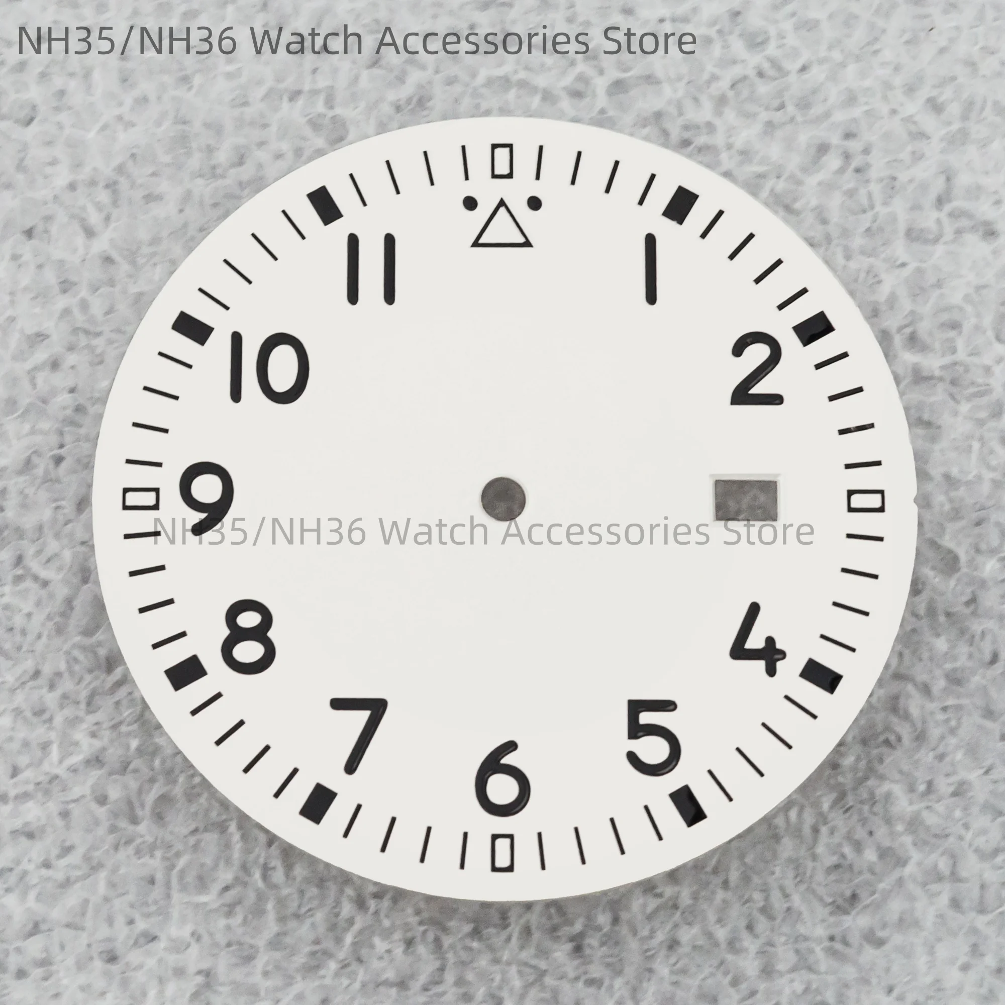 

for Mark XX NH35 Dial Green Luminous Dial 36mm Watch Faces fit NH35 NH36 Movement Mod Watch Replacements Parts