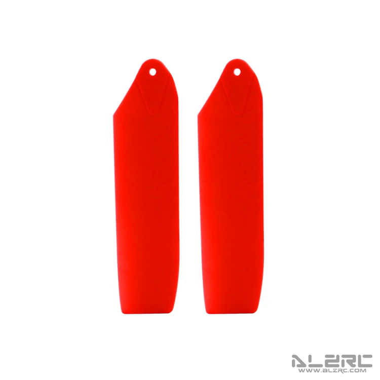 ALZRC - Plastic tail blade 62mm/69mm Red/Green/Yellow for Align T-rex 450 V2 V3 PRO DFC 450L 480 X360 465 RC Helicopter