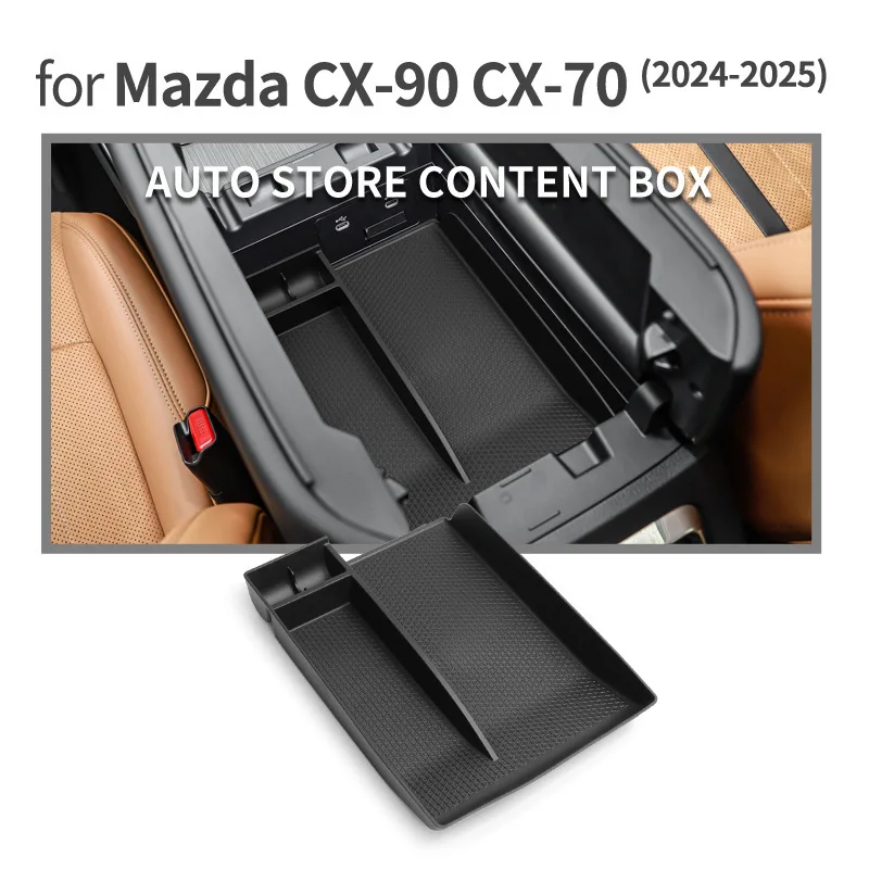 

For 24-25 Mazda CX-90 armrest box storage box CX-70 interior accessory storage box storage box