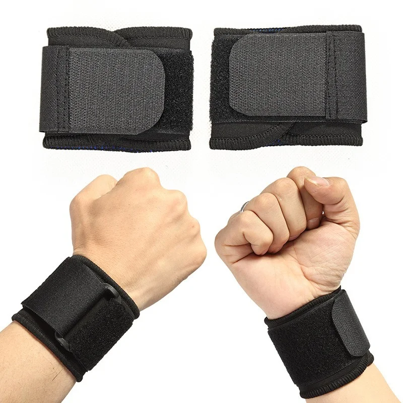 Adjustable Soft Wristbands Wrist Support Bracers For Gym Sports Wristband Carpal Protector Breathable Wrap Band Strap Safety