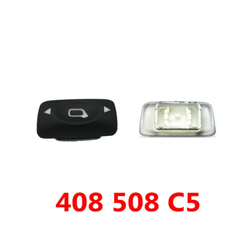 Apply to Peugeott 307 408 508 Citroen C5 Elysee 2008-2013 Lifter switch button Reversing mirror adjustment button Switch cover