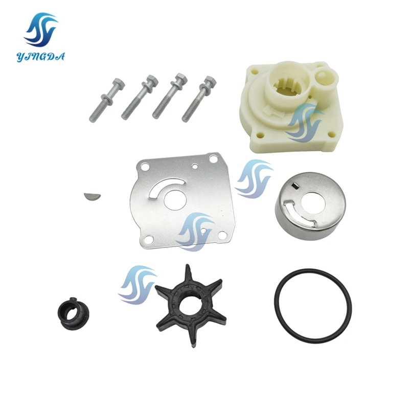 

High quality Water Pump Impeller Kit 61N-W0078-00 For Yamaha 2-Stroke 30hp & 4-Stroke 25hp Outboard 61N-W0078 61N-W0078-0A