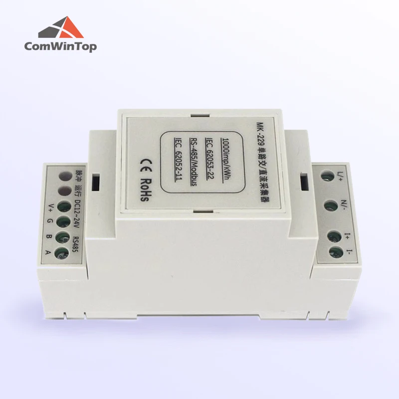 RS485 Modbus Single-channel AC/DC Power Meter Voltage Current Power Energy Acquisition Module