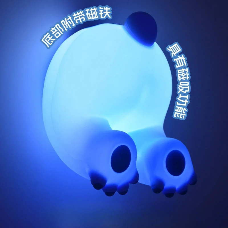 

Anime Stitch Butt Light Room Decoration Magnetic Tapping Bedroom Bedside Lamp Desktop Model Ornaments Children Birthday Gifts