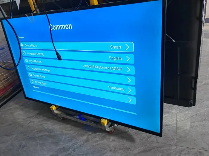 100" 4K  Double Glass Smart LED TV   Android WiFi Smart TV LED HDR  Television 100 Inch