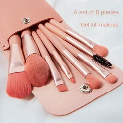 8pcs/lot Makeup Brushes Set Women Beauty MakeUp Tool Eye Shadow Foundation for Women Cosmetic Powder Blush Blending