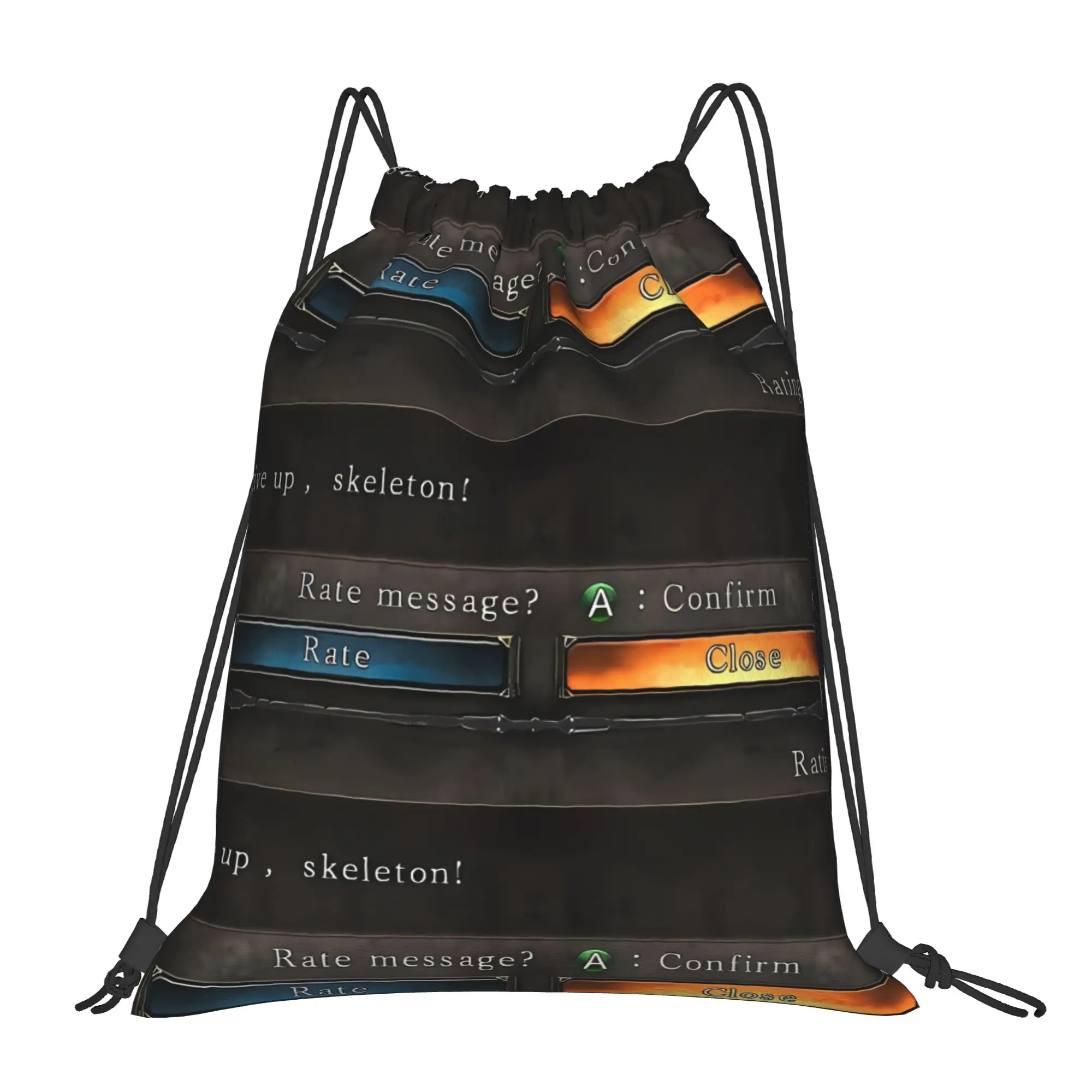 

Don't Give Up Skeleton DDark Souls Schoolbag Office Workers Daily mochila Large Capacity Laptop Bag Back To School Season