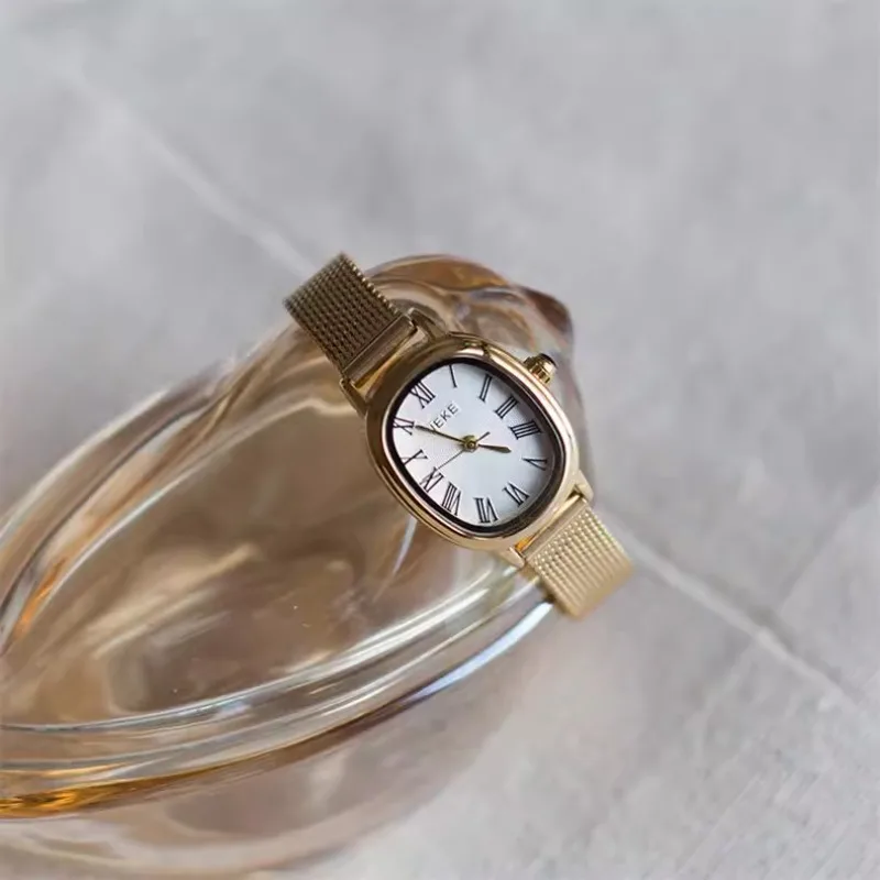 Women High Quality Quartz Watch Square Dial Orologio Luxury Elegant Gold Stainless Steel Clock Ladies Vintage Wristwatch