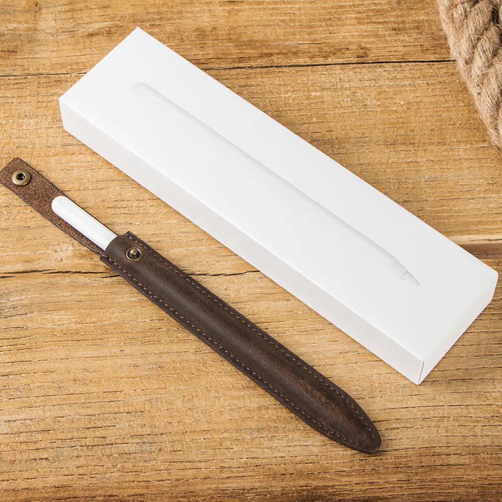 

Premium Stylus Pen Case for Pencil 2 Retro Style Flip Cover Wear Resistant Lightweight Compact Touchscreen