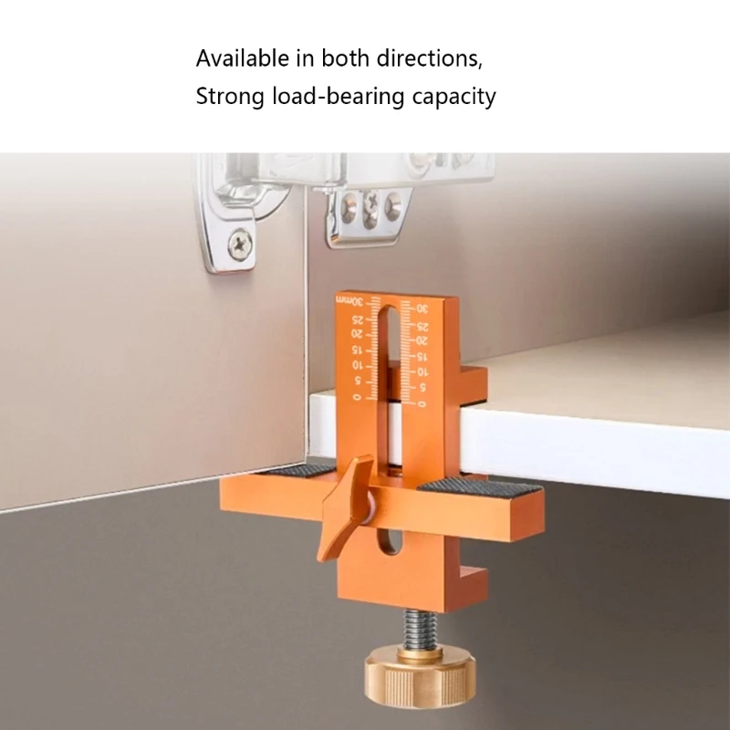 Posicionador instalación puerta gabinete, herramientas gabinete aluminio, plantillas, herramienta sujeción