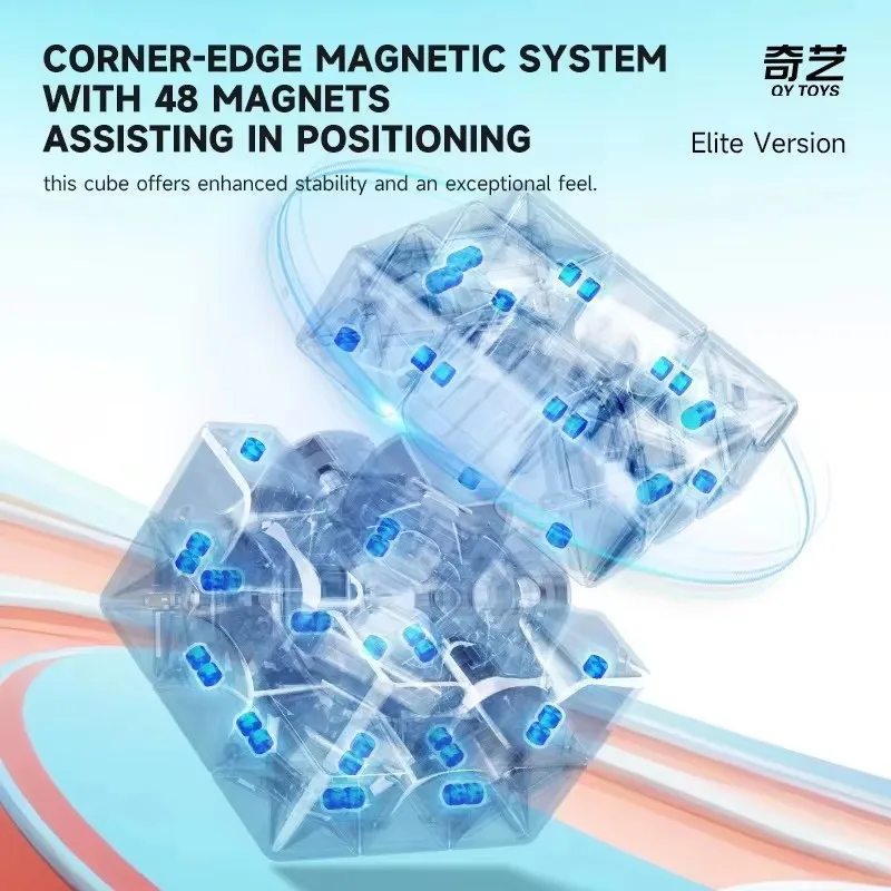 QiYi M Pro 3x3 시리즈 마그네틱 매직 큐브 전문 속도 퍼즐 어린이 장난감 3x3 Speedcube Cubo Magico 어린이를위한 장난감