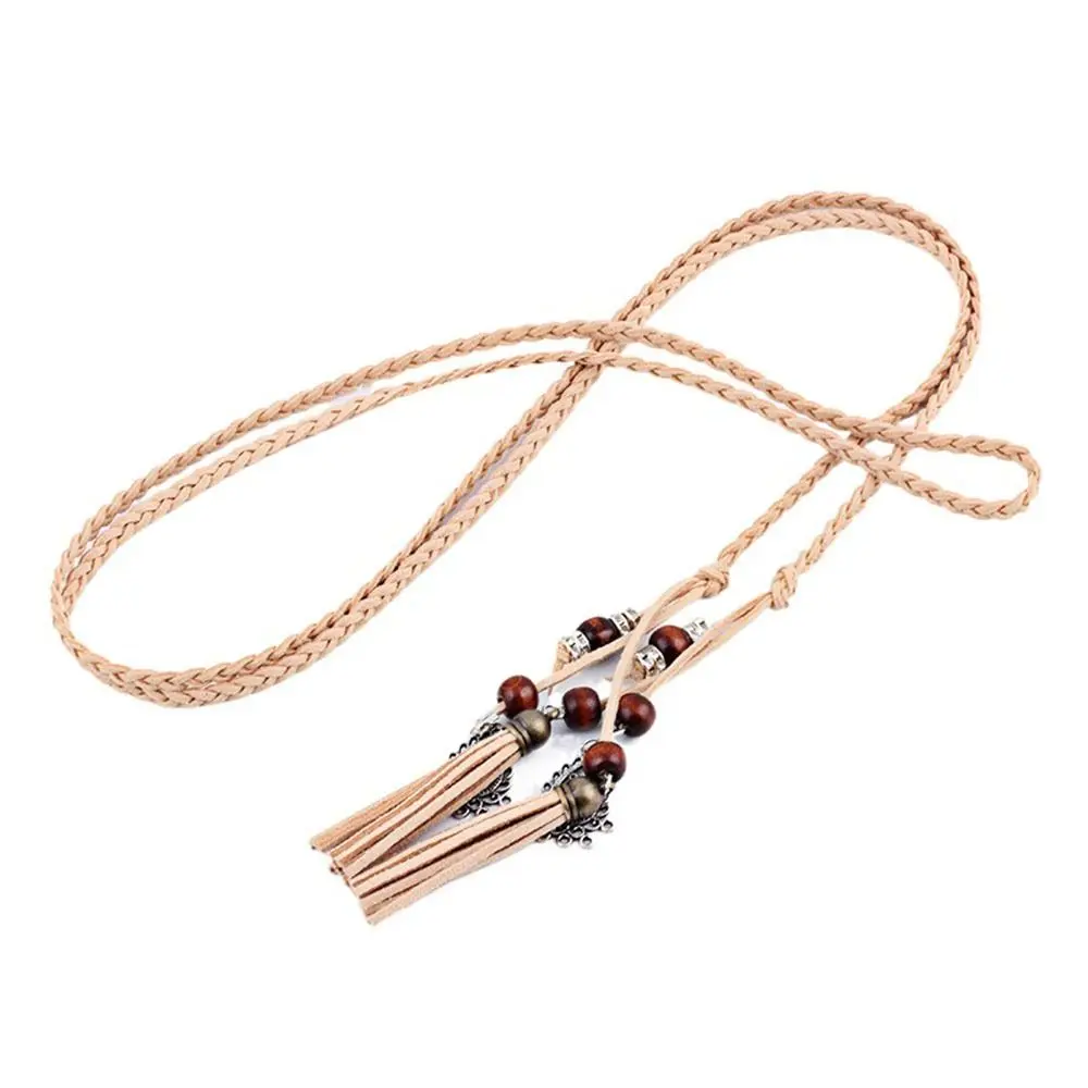For Girls Hair Rope Chinese Style Waistband Knot Decorated Dress Accessories Waist Rope Tassles Belts Braided Belt Waist Chain